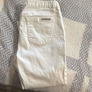 Michael Kors Cream Straight Leg Jeans